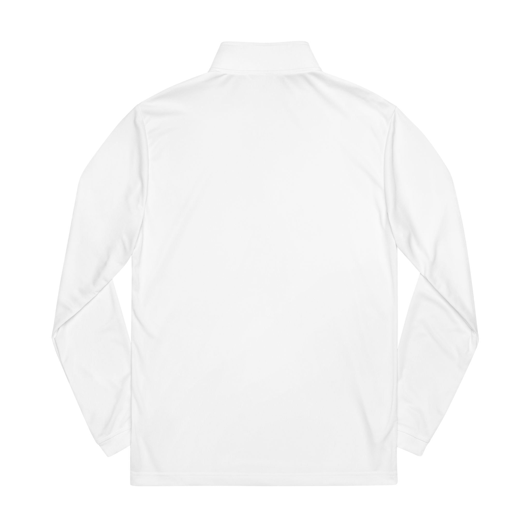 Embroidered Quarter-Zip Pullover — White adidas® Performance Top