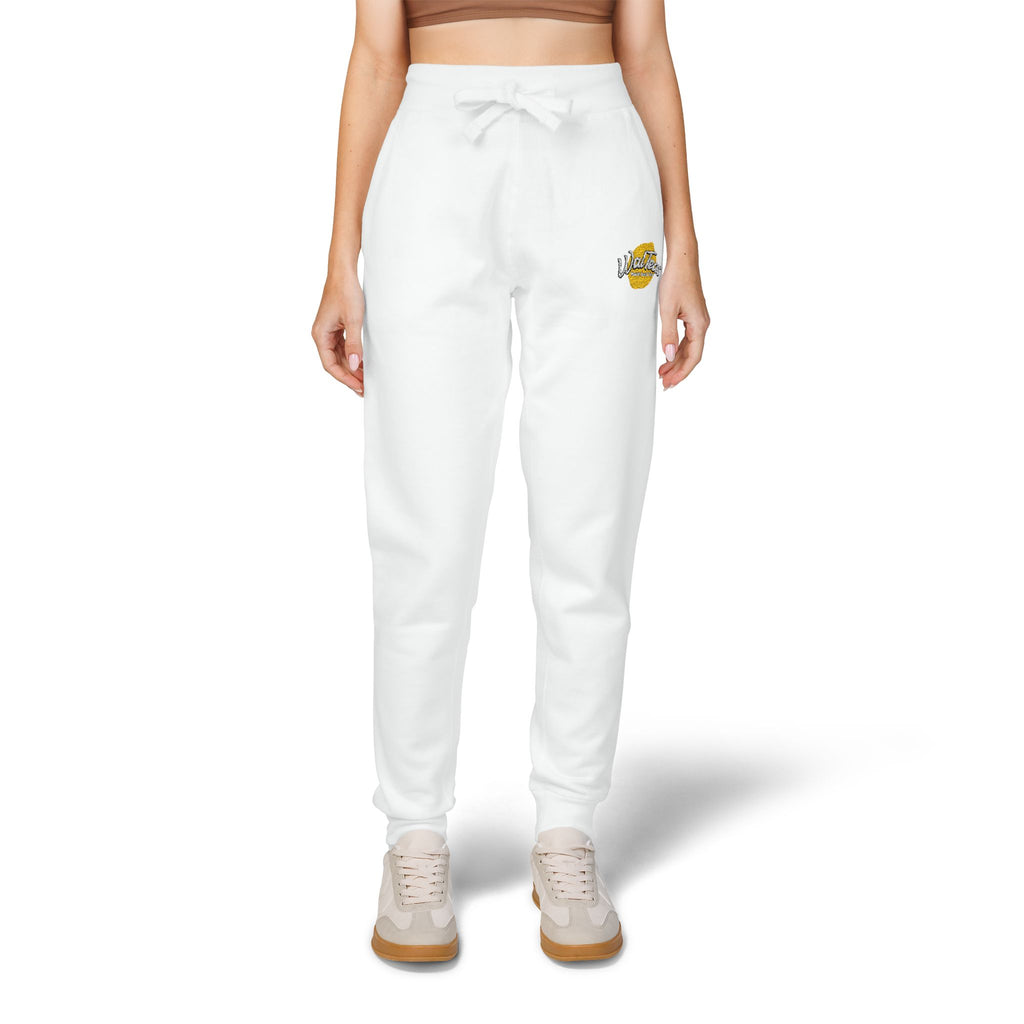 Waltea White Fleece Sweatpants — Cozy Casual Lounge Pants