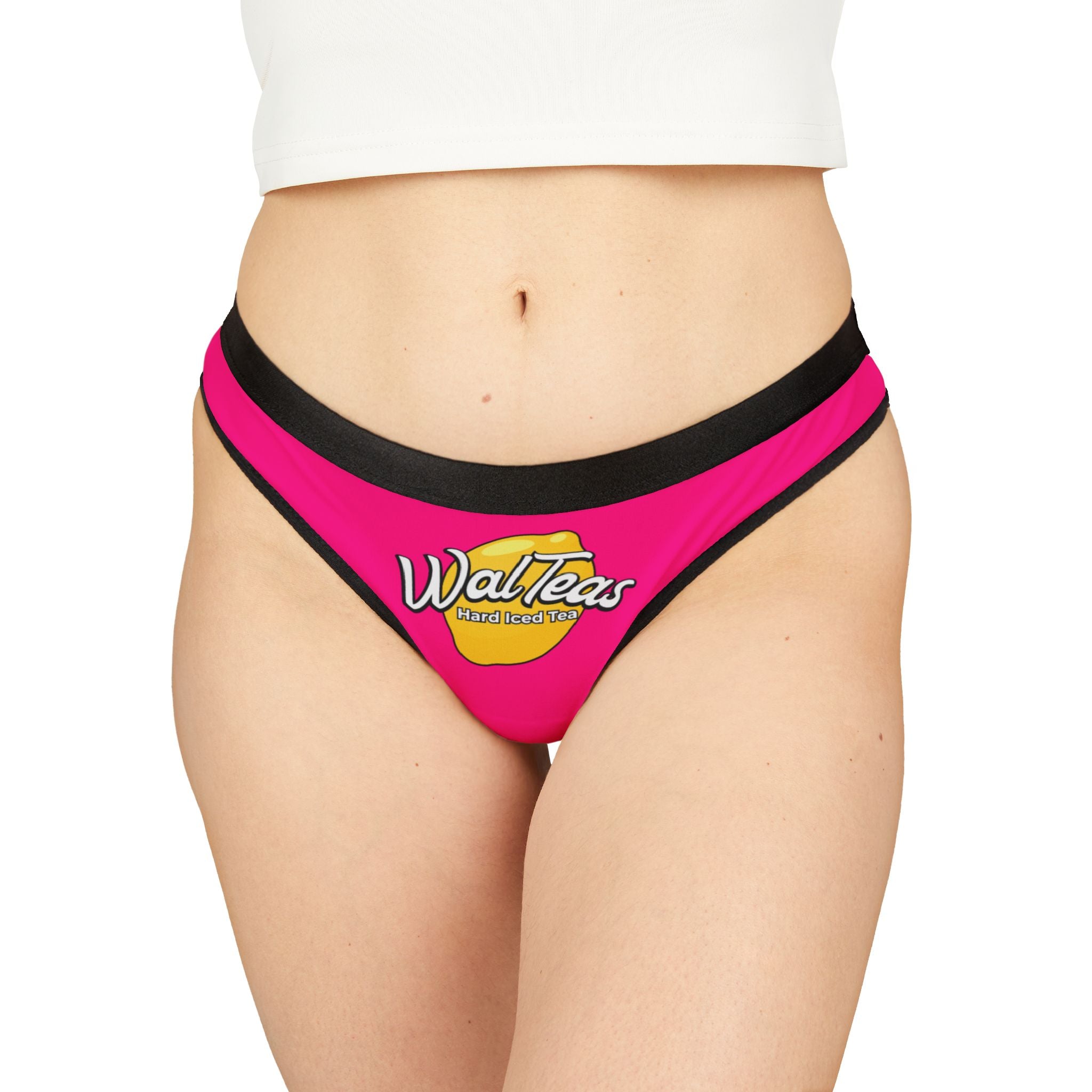 WalTeas Pink Logo Thong