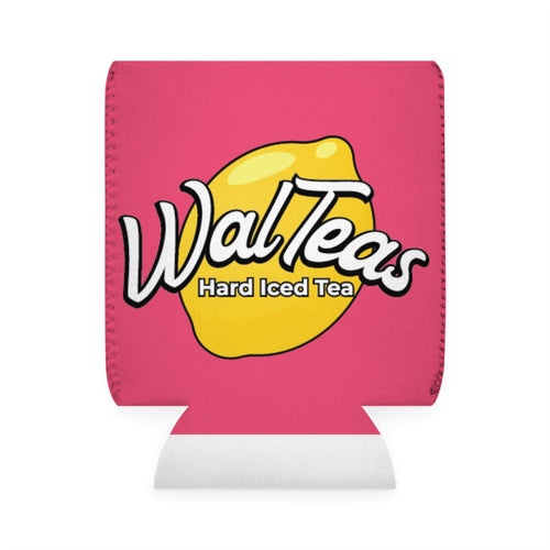 Can Cooler Sleeve — 'WalTeas' & 'Never Better' Pink Hard Iced Tea Logo Koozie