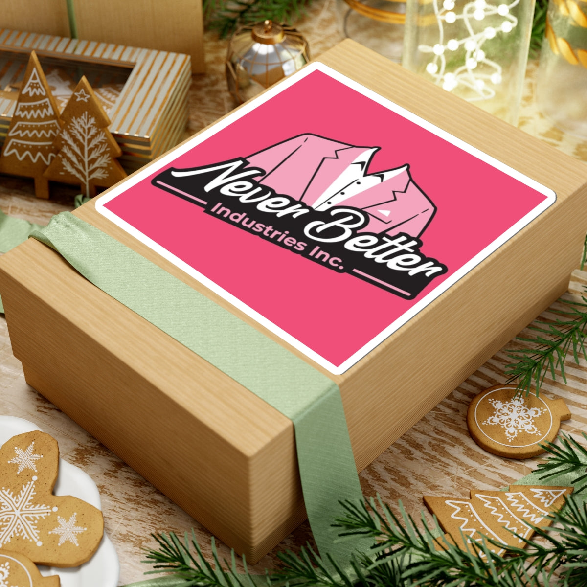 Pink Suit Sticker