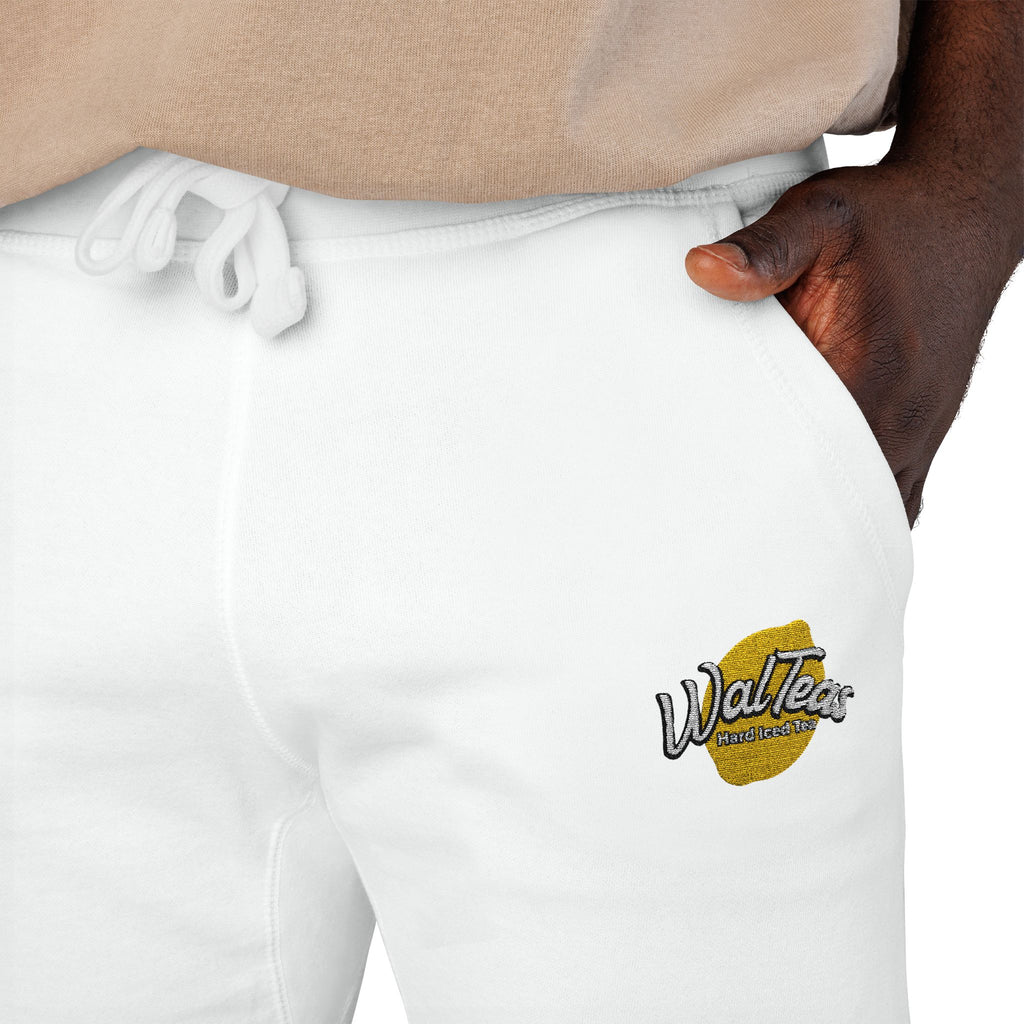 Waltea White Fleece Sweatpants — Cozy Casual Lounge Pants