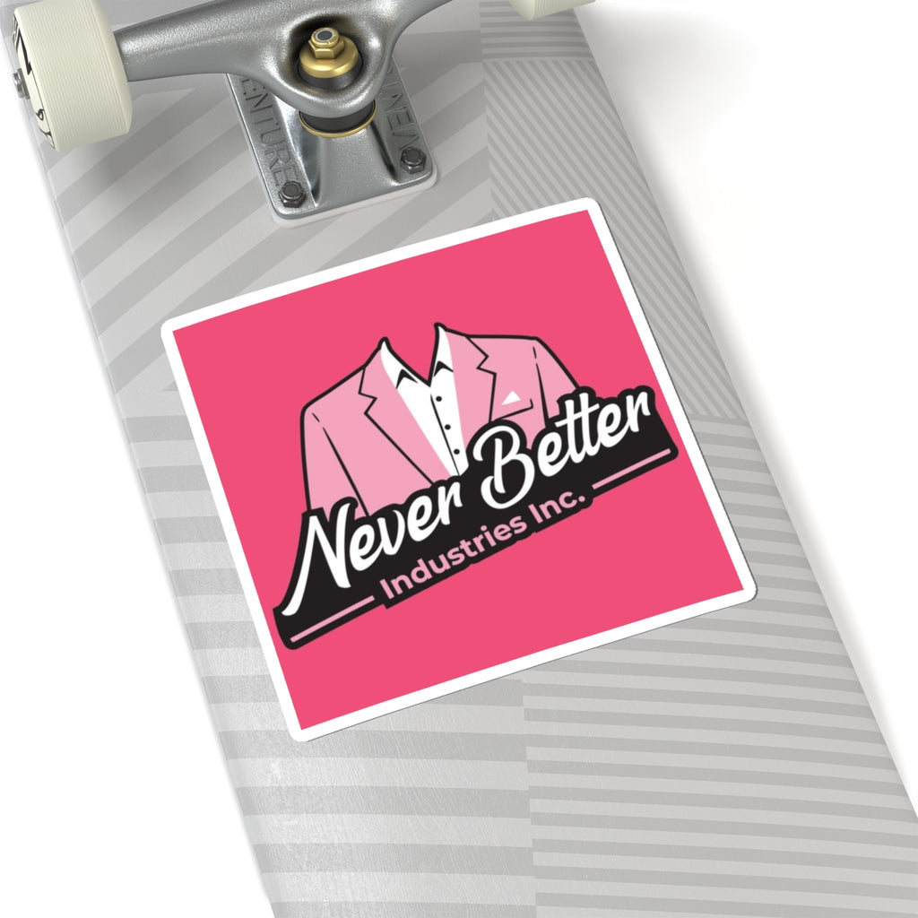 Pink Suit Sticker