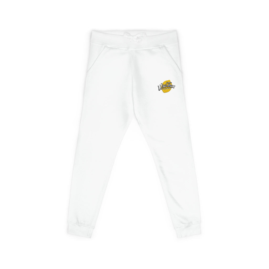 Waltea White Fleece Sweatpants — Cozy Casual Lounge Pants