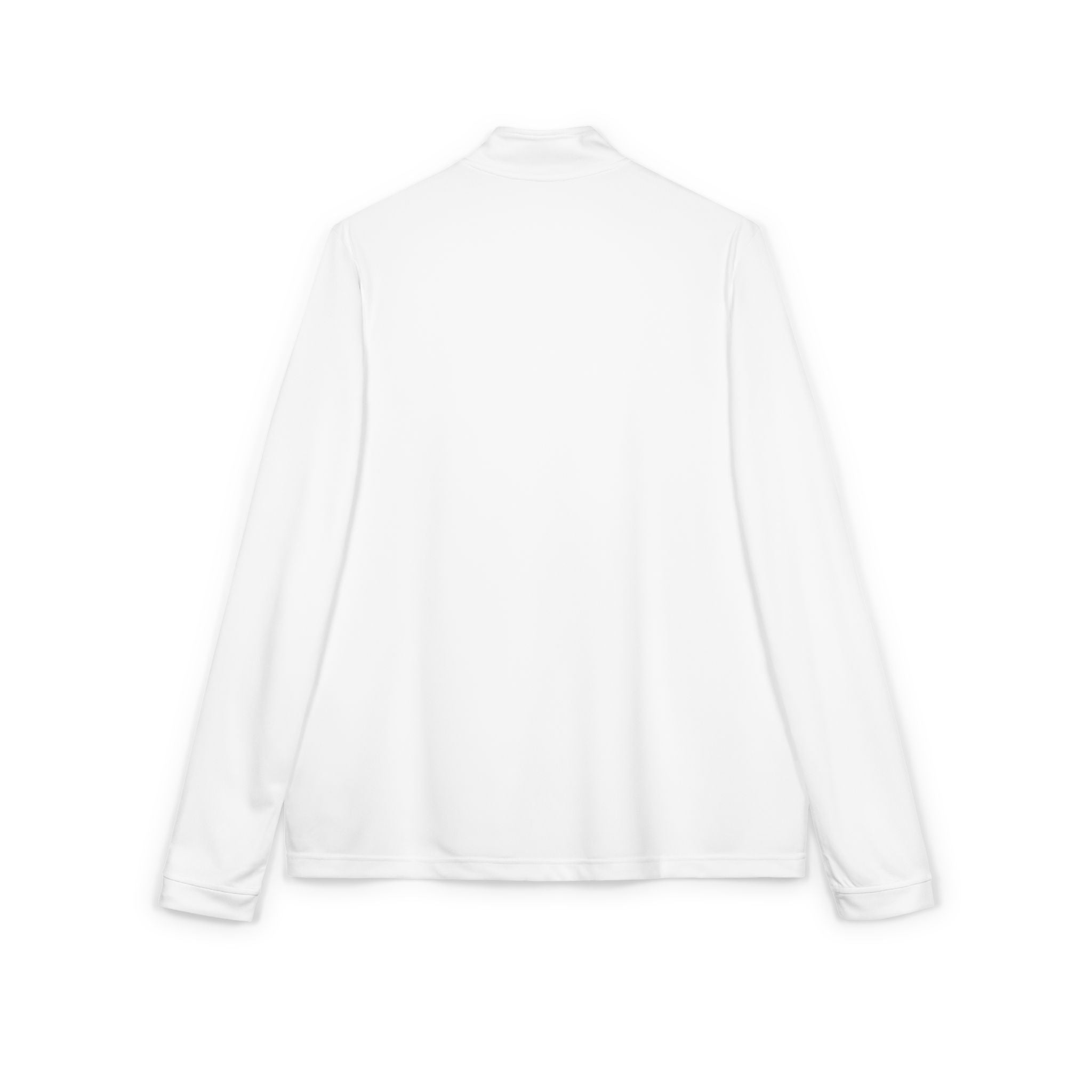 Embroidered Quarter-Zip Pullover — White adidas® Performance Top