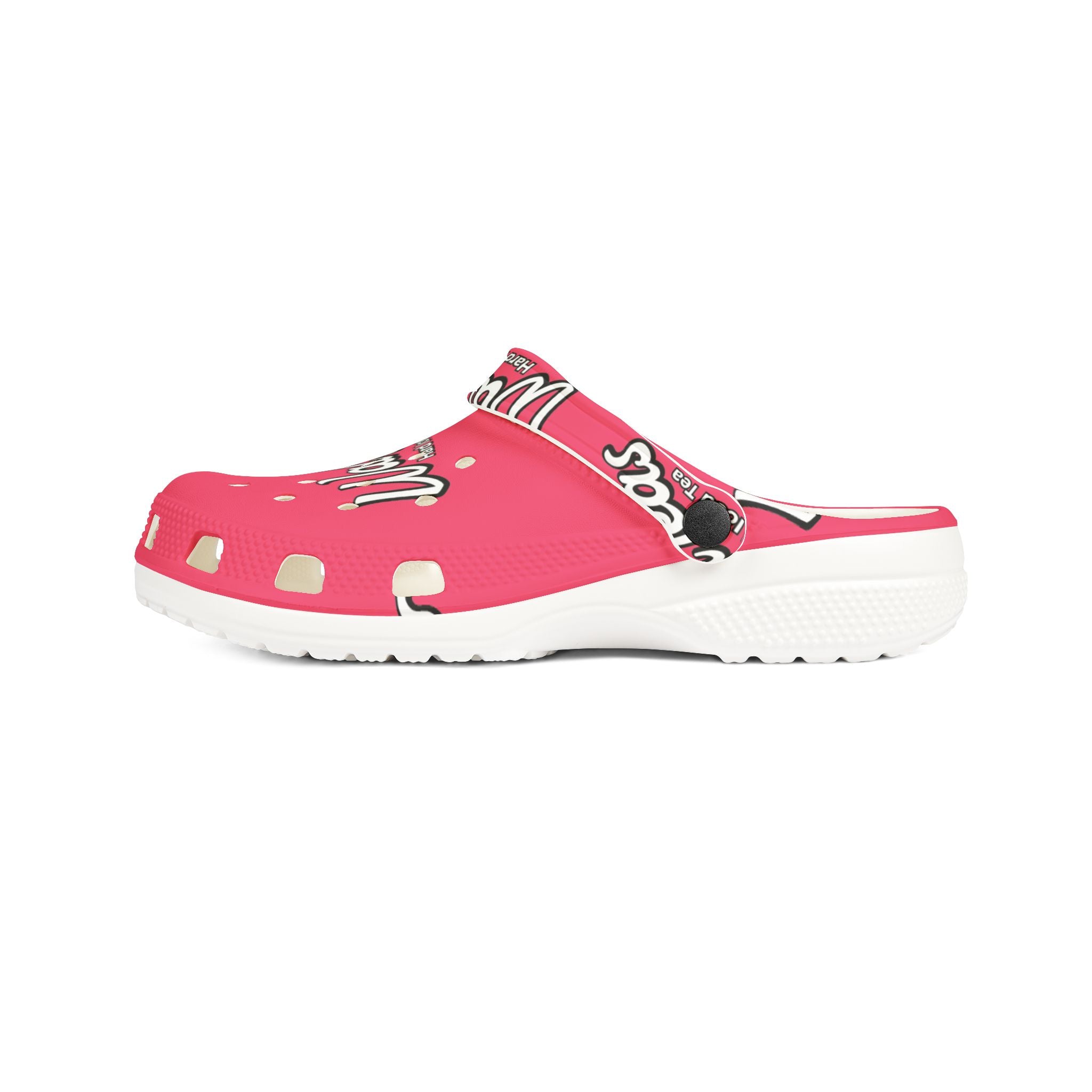 Pink 'WalTeas' EVA Foam Clogs – Lightweight Slip-On Garden & Pool Shoes