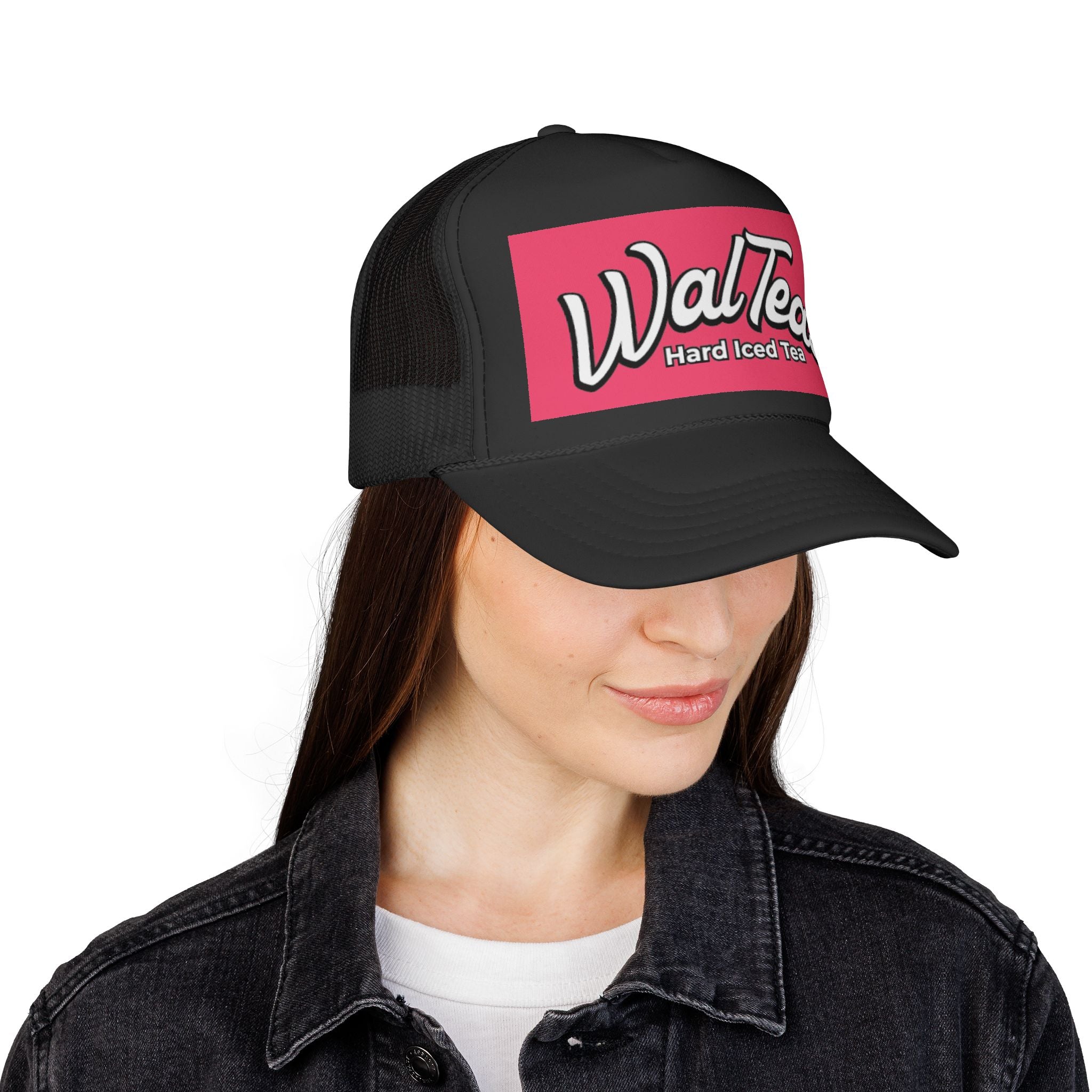 WalTeas Trucker Cap - Retro Logo Hard Iced Tea Mesh Hat