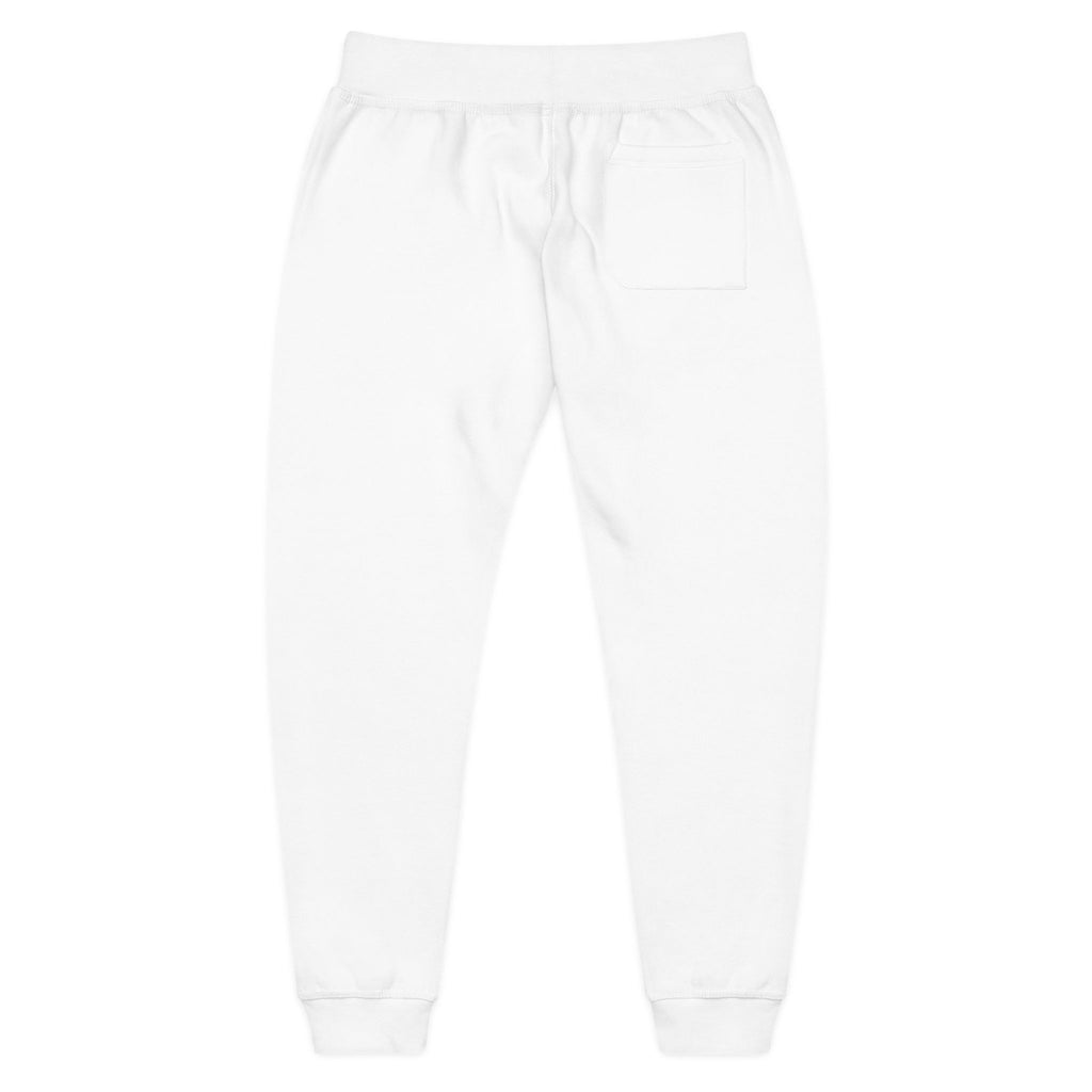 Waltea White Fleece Sweatpants — Cozy Casual Lounge Pants
