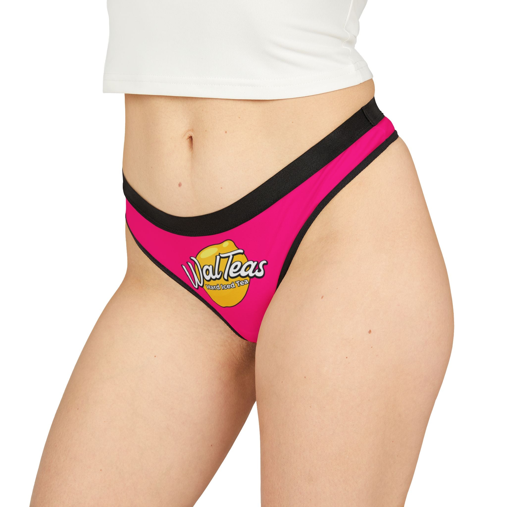 WalTeas Pink Logo Thong